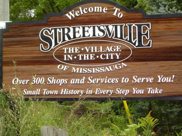 Welcome to Streetsville Sign