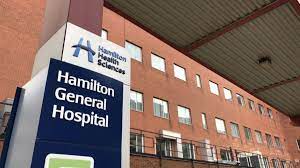 Hamilton General Hospital Sign